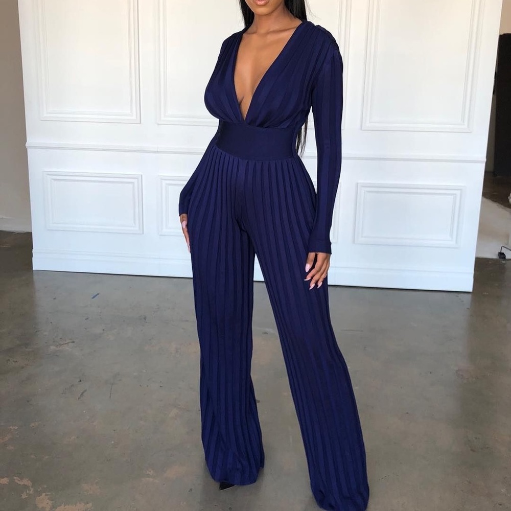 Royal blue jumpsuit